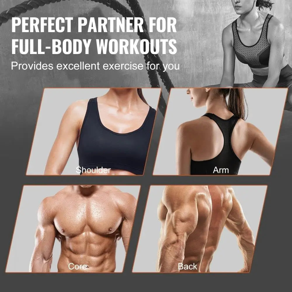 Battle Rope 15inch Heavy Duty 30ft Gym Work out FitnessTraining Equipment