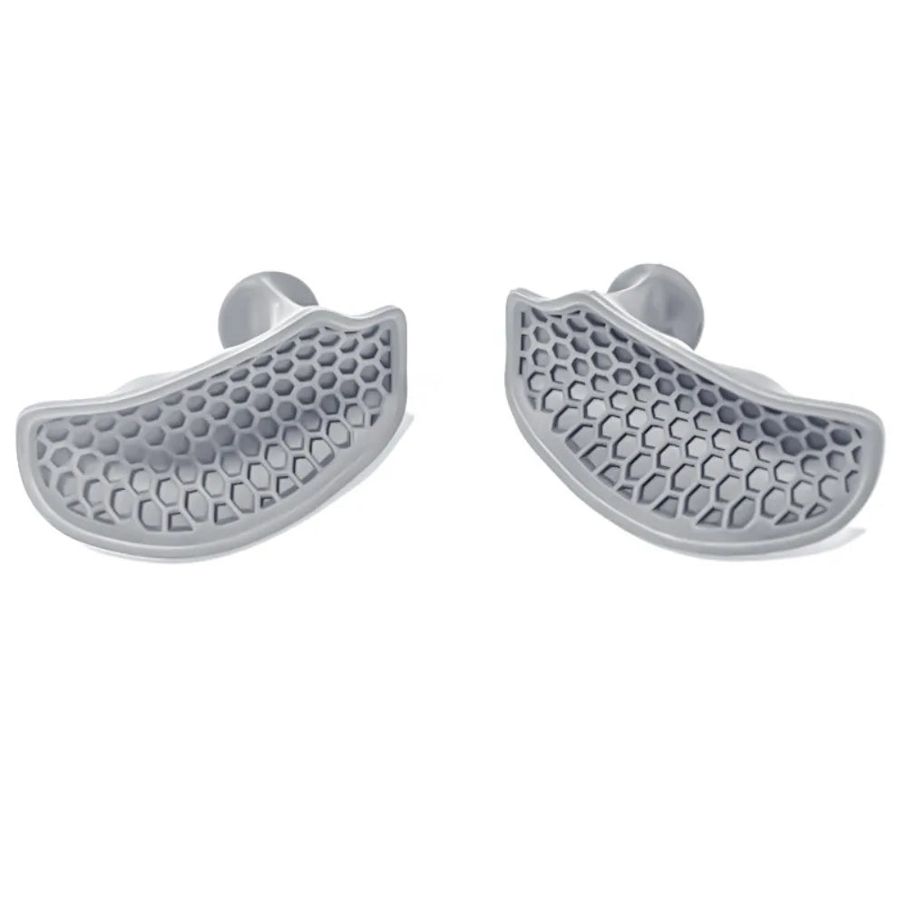 1 Pair Ergonomic Weight Lifting Grips Elastic Honeycomb-shaped Workout Gym Gloves Thicken Silicone Silicone Palm Grips