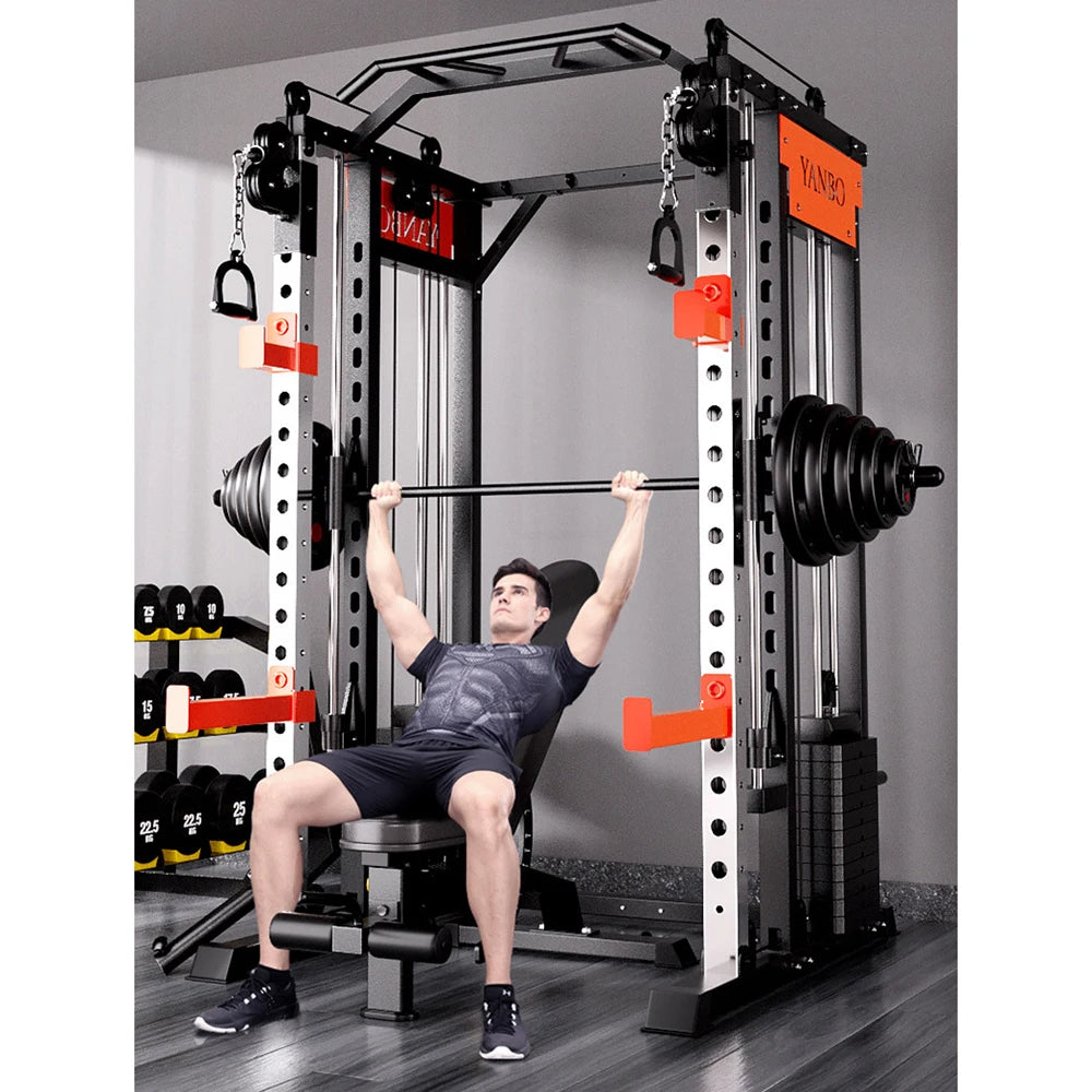 Household & Gym Combination Multifunctional Flying Bird Gantry, Comprehensive Trainer Fitness Equipment, Squat Stand