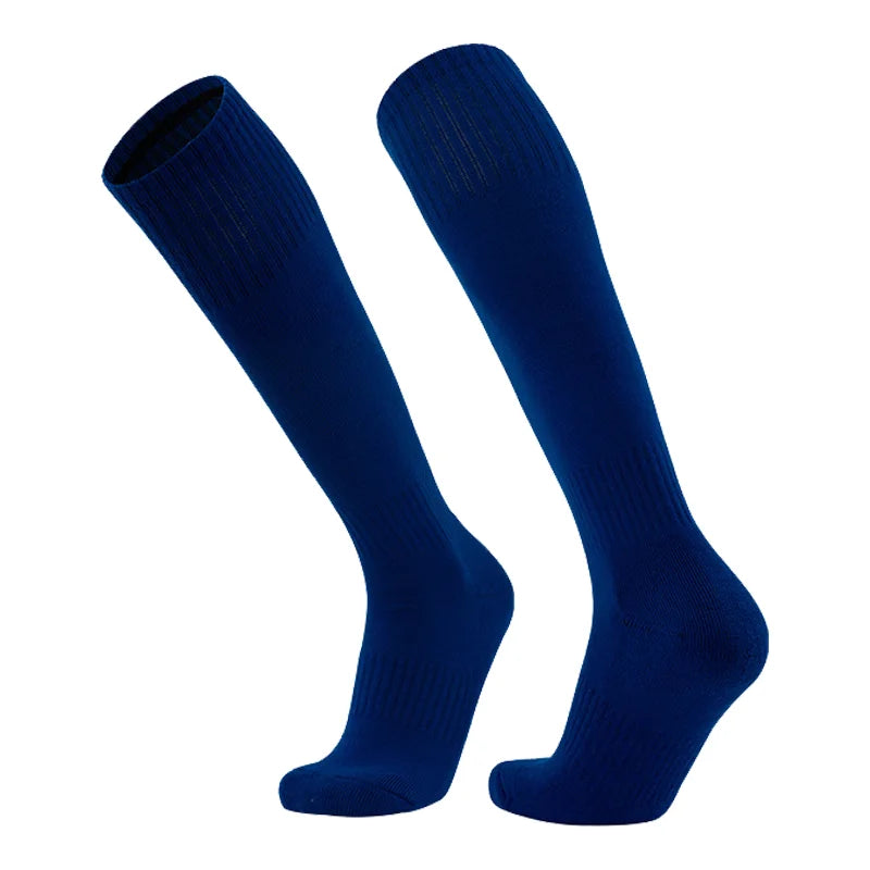 Football Accessories Black White Soccer Socks For Men Teenages Kids Over The Calf Baseball Rugby Athletic Sock