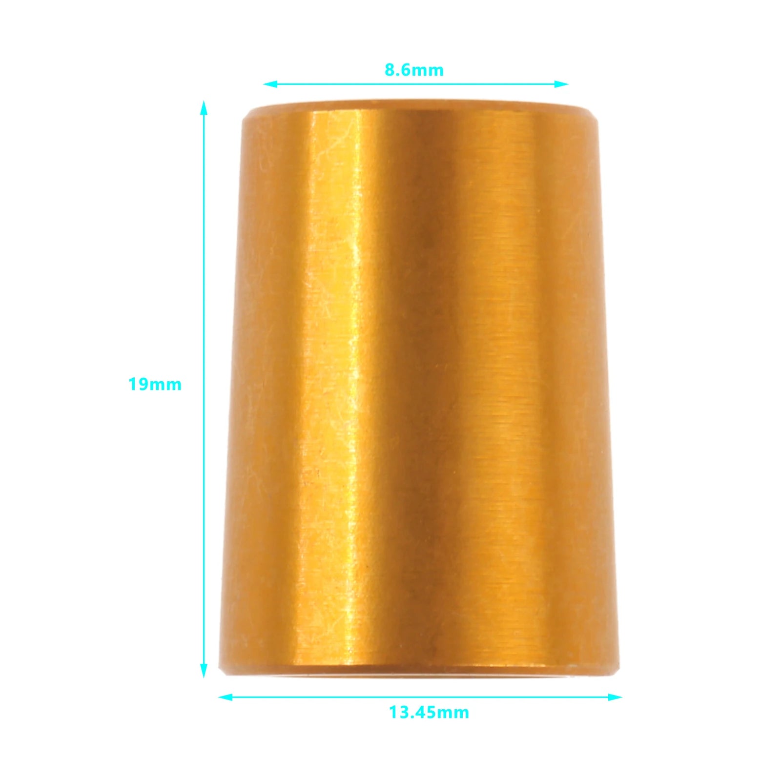 10Pcs Aluminum Alloy Golf Ferrules for 0.335,0.350,0.370 Tip Irons Shaft Adapter Sleeve Ferrules Club Shaft Ball Connection Ring