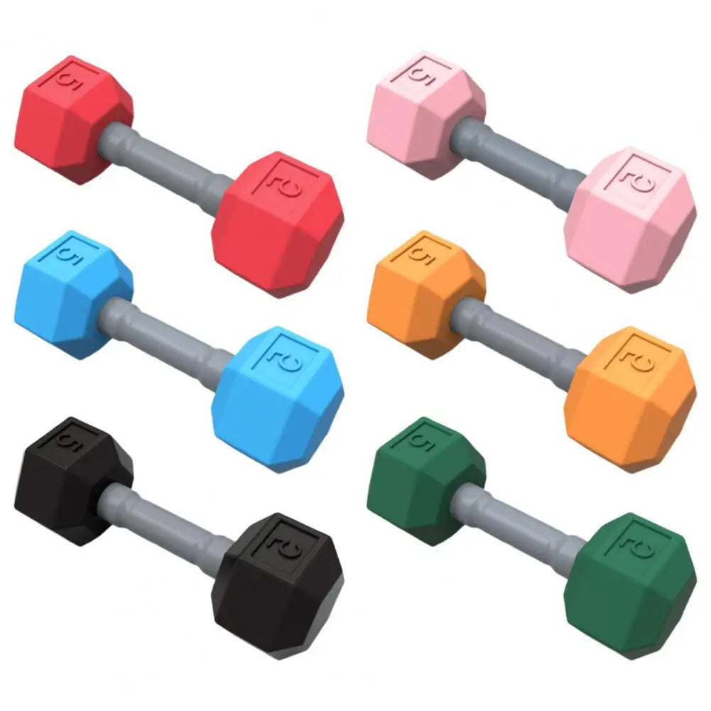Baby Dumbbell Toy Children's Mini Dumbbells Set for Kids Fitness Physical Development Safe Silicone Hand Weights Toy for Baby