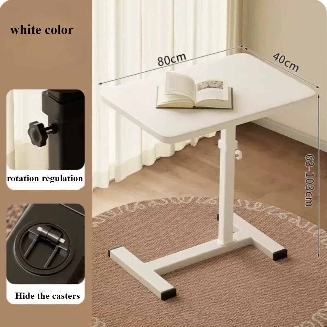 Bedside Table Mobile Lift Computer Desk Living Room Sofa Side Table Folding Desk Bedroom Simple in Bed Study Tables Workbench