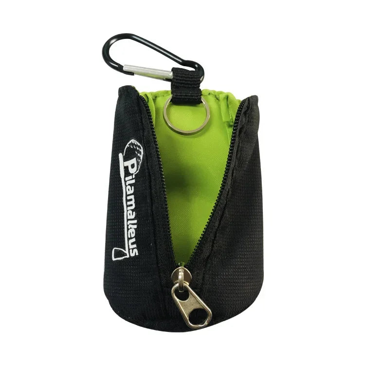 Portable Golf Ball Bag - Small Waist Pack with Cleaning Cloth, Convenient Golf Accessory Pouch for Tees & Markers"