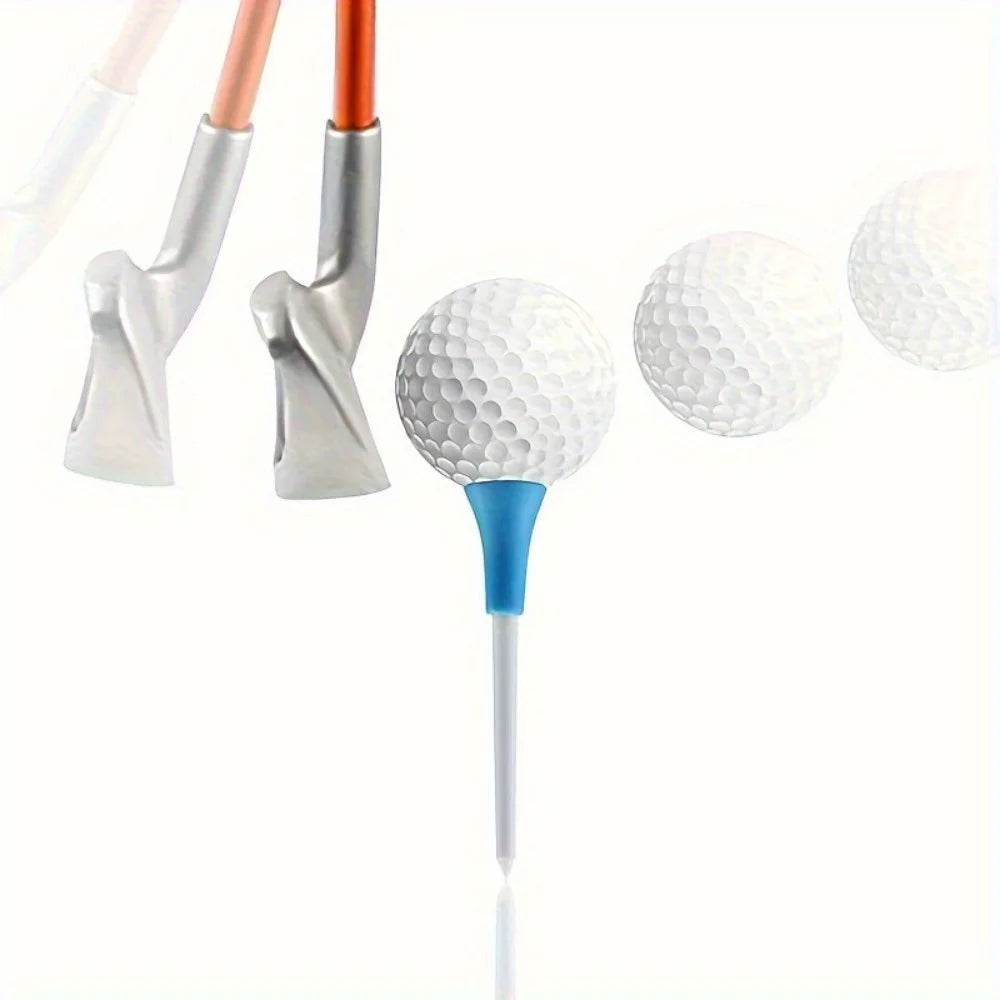 10pcs Plastic PP Golf Tees Multi Color 8.3cm/3.26in Durable Cushion Top Golf Tee Golf Accessories Golf Ball Holder