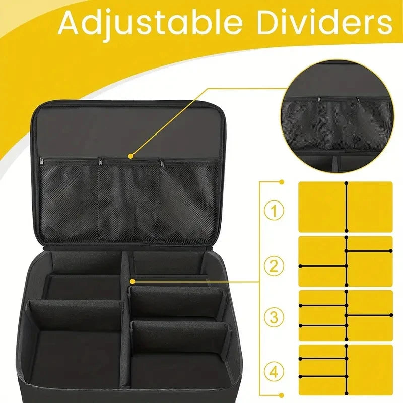 Golf Shoe Bag Breathable Dustproof Outdoor Sports Clothing Storage Bag,Golf Trunk Organizer