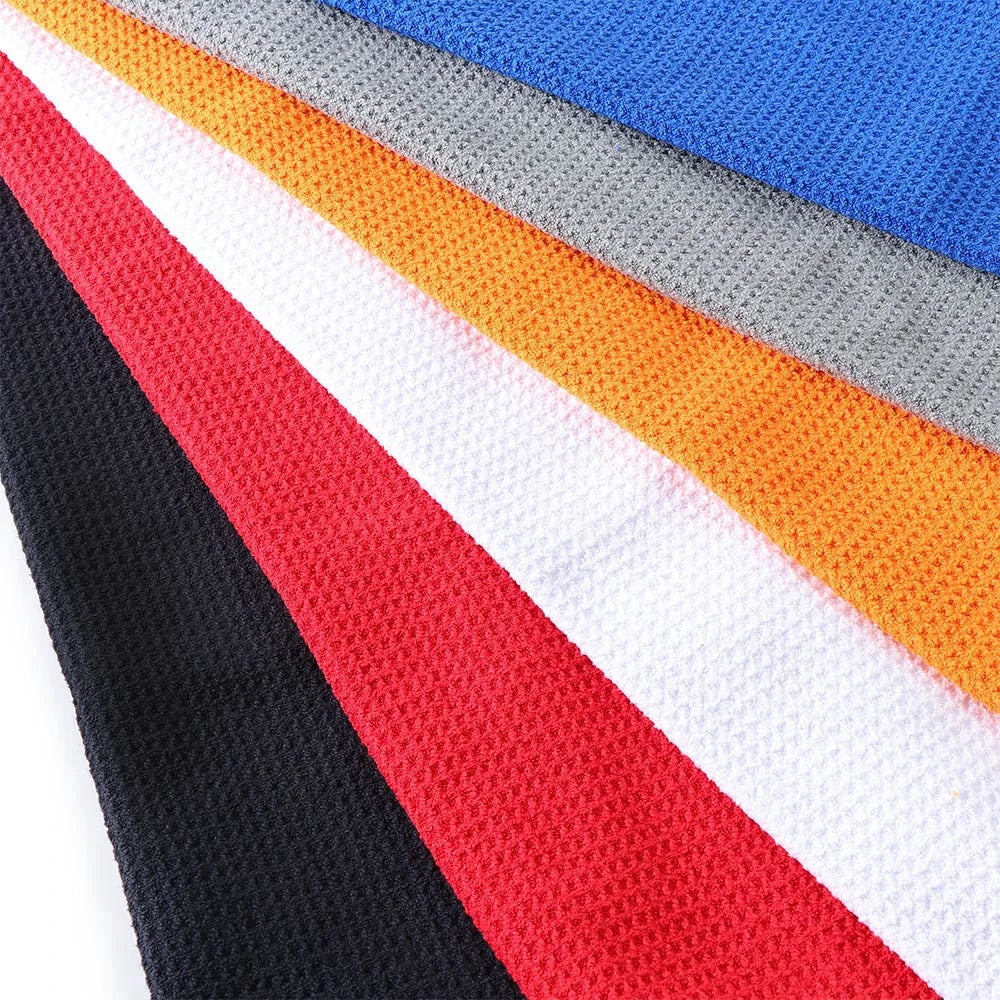 8 Colors Balls Hands Microfiber With Carabiner Hook Golf Towel Cleaning Towels Cleans Clubs