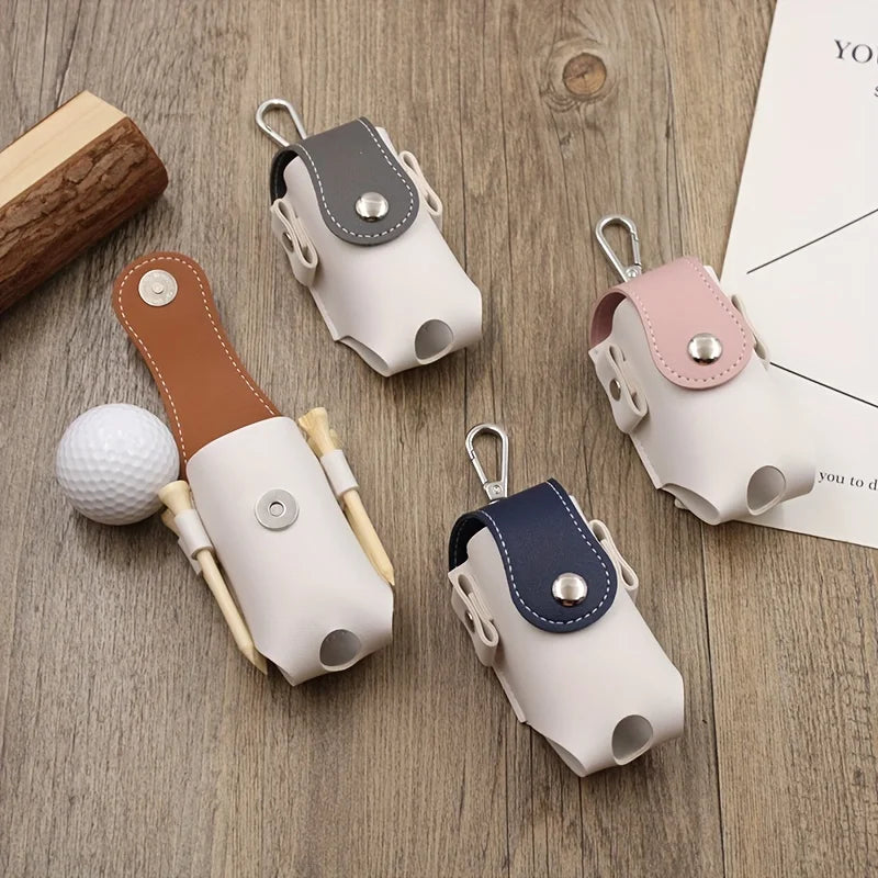 1PC portable mini golf bag, small purse, professional storage bag with Hook, suitable for golf course and indoor golf.