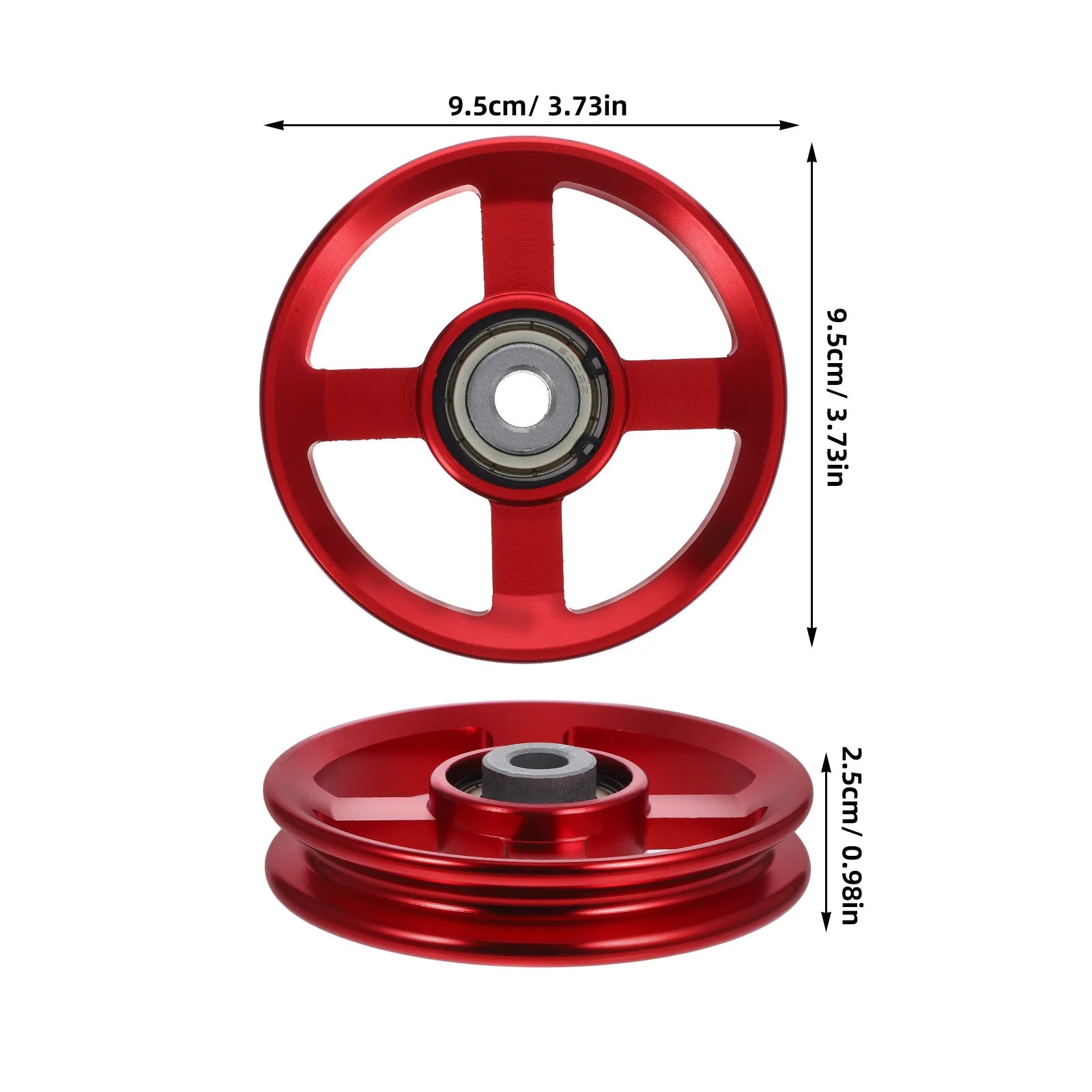 Aluminum Alloy Pulley Fitness Accessories Household Gym Equipment Parts Professional Supplies Easy Install Fitness Pulley Home