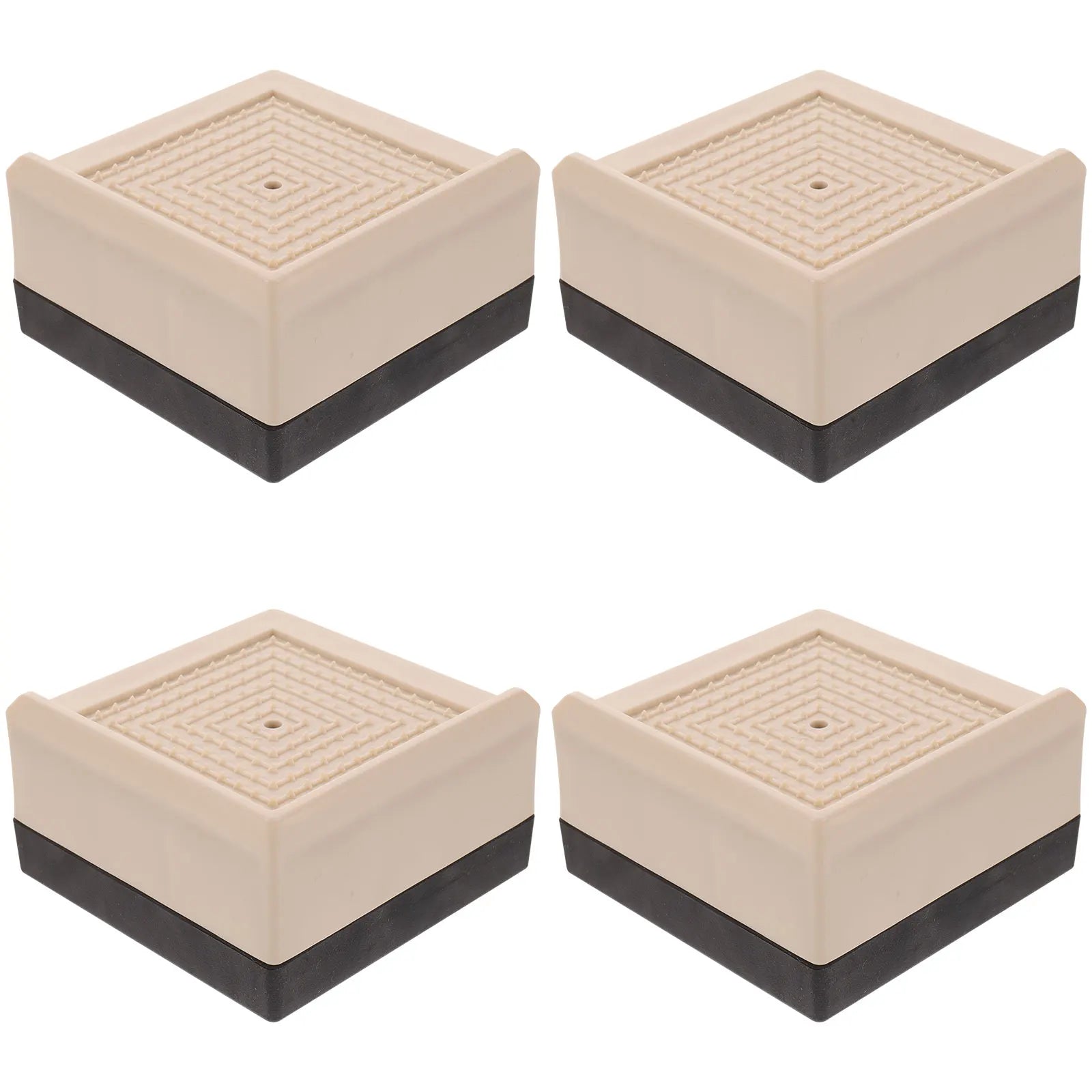 4pcs Bed Risers Furniture Riser Desk Table Height Lifter Heavy Duty Furniture Lifter For Platform Bed Blocks Bed Frame Riser