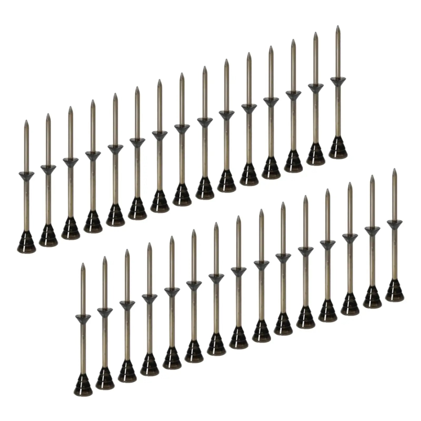 30Pcs Golf Club Tees Tool 83mm Durable Training Training Practice Beginner Golfing Stable Unbreakable Golf Down Tees