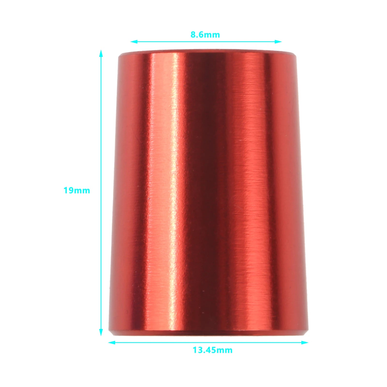 10Pcs Aluminum Alloy Golf Ferrules for 0.335,0.350,0.370 Tip Irons Shaft Adapter Sleeve Ferrules Club Shaft Ball Connection Ring