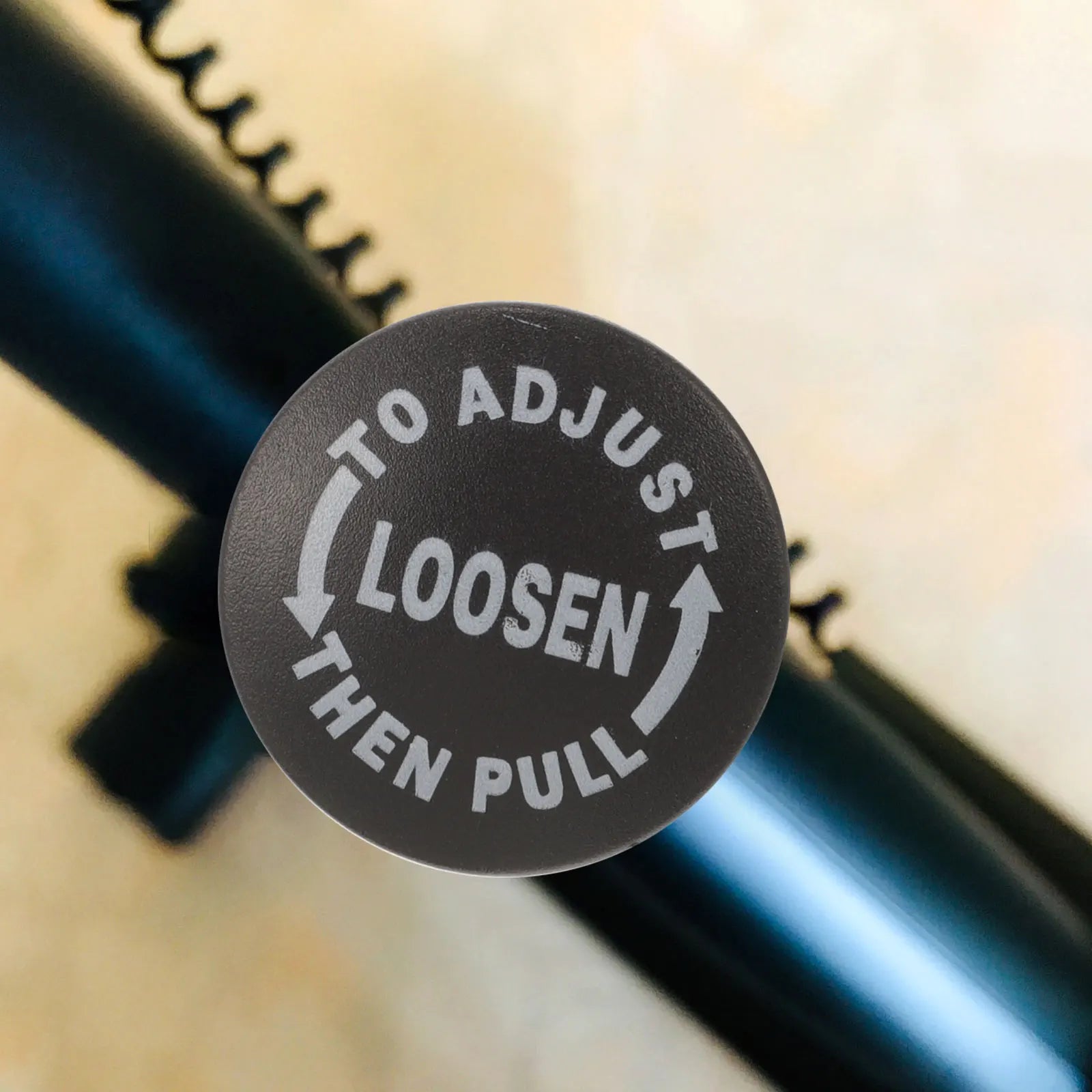 Rotating Pull Pin Knob Black 38 Diameter Compatible Home Commercial Gym Accessories Exercise Bike Parts Plastic Pull Pin Fitness