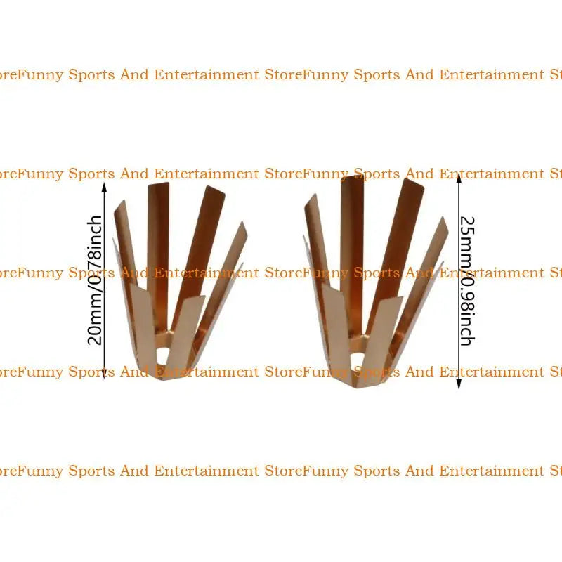 C4DE 5Pcs 8 Claw Golf Shaft Adapter Universals Brass Golf Shaft Adapter Shims Adjustable Shaft Angles for Most Shaft