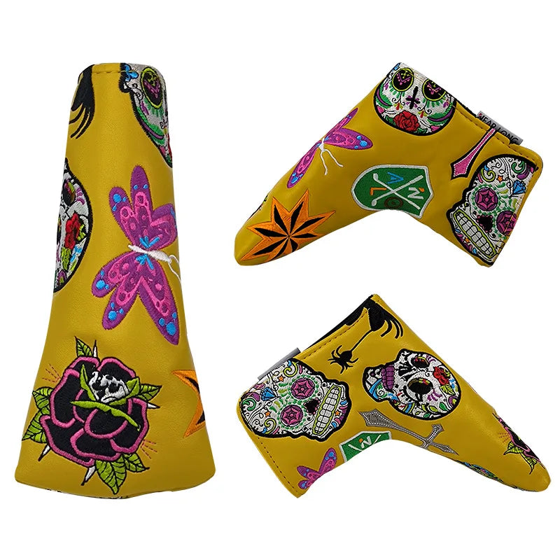 Golf Club Covers Putter Cover Protective Club Covers Reusable Golf Head Cover Club Head Covers For L-Shaped