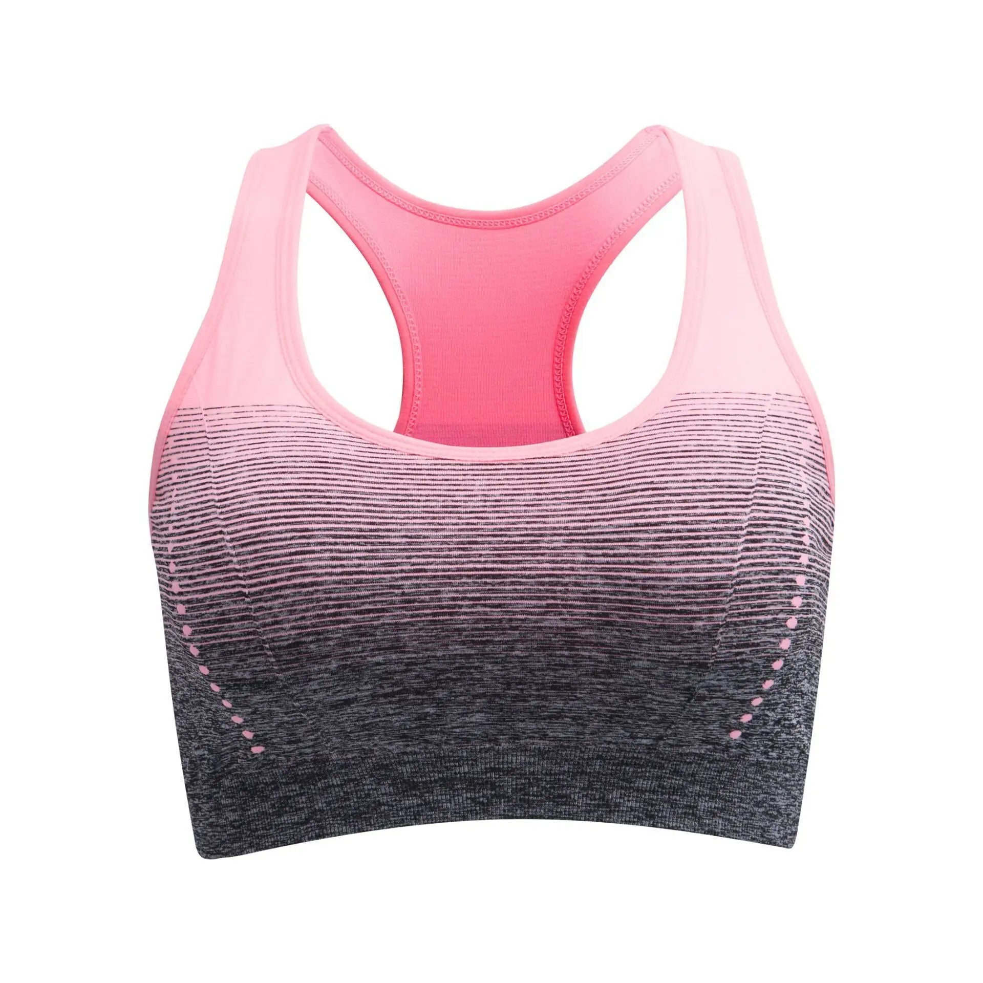 Sports Bra High Stretch Breathable Top Fitness Women Padded for Running Yoga Gym Seamless Crop Bra Gradient Sport Bra