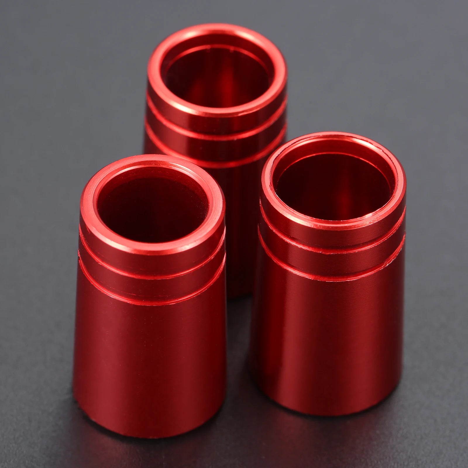 10Pcs Aluminum Alloy Golf Ferrules for 0.335,0.350,0.370 Tip Irons Shaft Adapter Sleeve Ferrules Club Shaft Ball Connection Ring