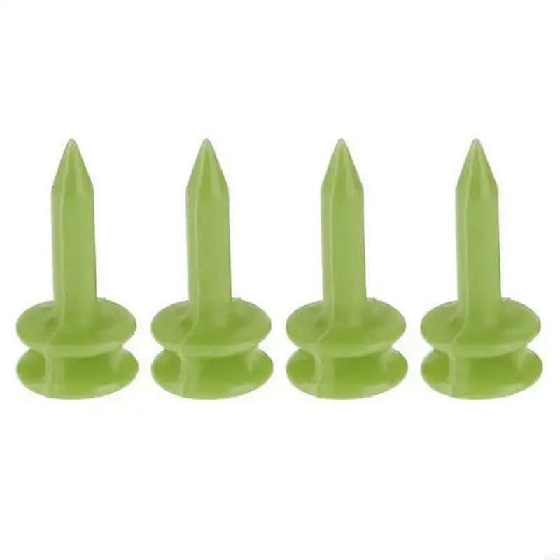 652D 100Pcs 25mm Plastic Castles Golf Tees Sport Double Deck Golf Tees Replacement Short Golf Tees for Golfers Easy to Use