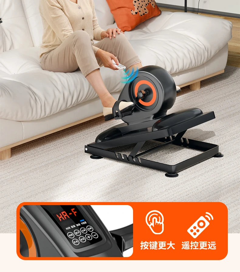 Electric bicycle household sports rehabilitation training equipment liftable gym machine exercise bike running machine home
