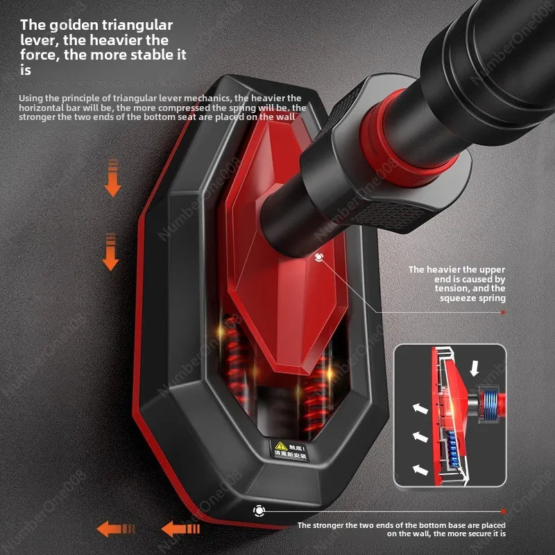 Slider Horizontal Bar Indoor Home Fitness Equipment Pull-ups Children's Sports Family No Punching Door Single Bar