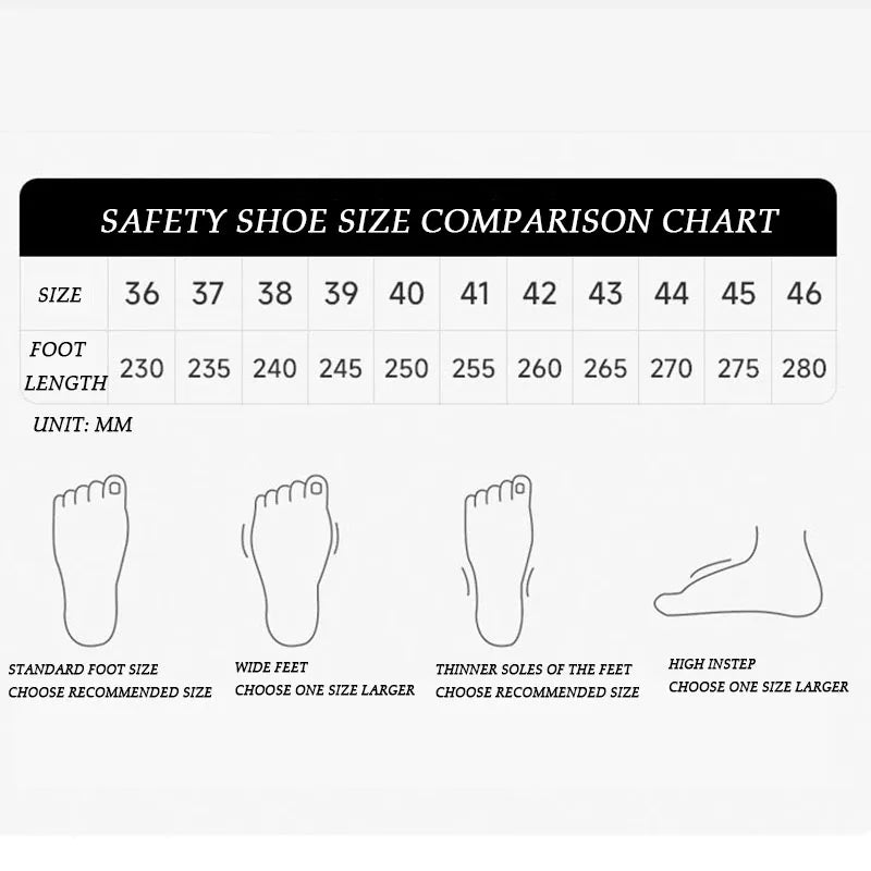 Anti Smashing Safety Shoe Comfortable Mesh Fabric Workshoes Not Stuffy Feet Sportshoe Microfiber Leather Protective Shoes