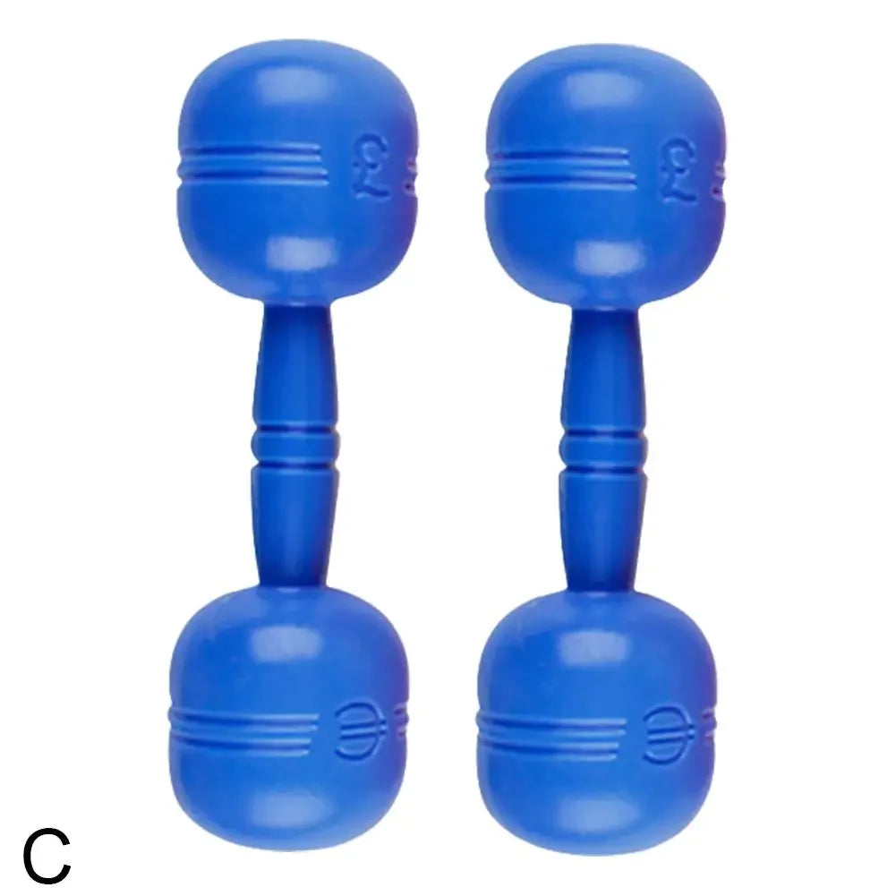 Plastic Dumbbells Children'S Sports Fitness Dumbbells Children Dumbbells Toys Fitness Barbell Toddler Equipment Fitness D8B7