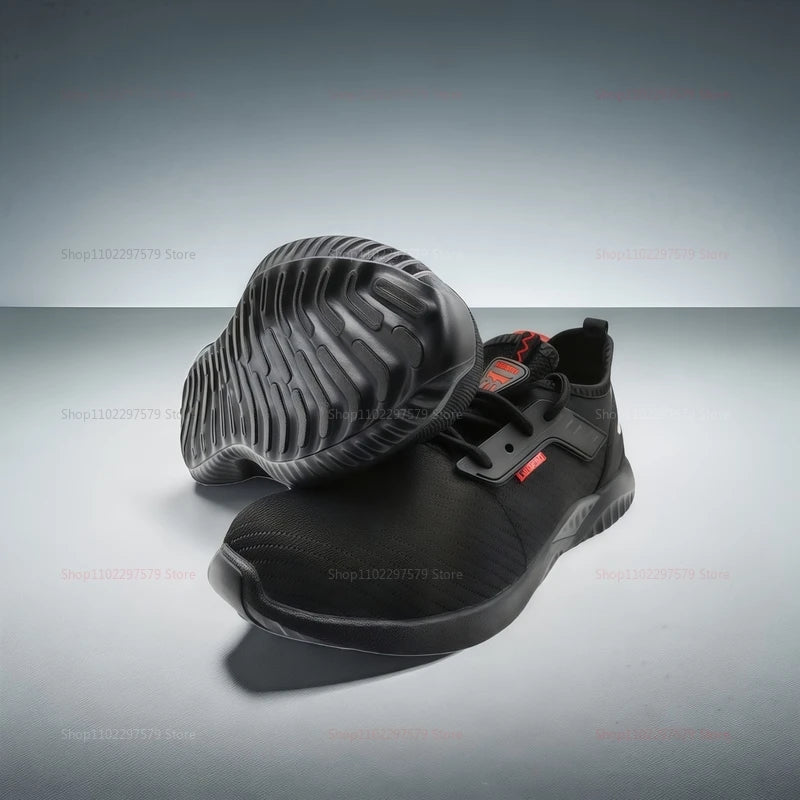 Men's work safety shoes Sports shoes Anti-puncture and anti-smash protection shoes Lightweight men's casual shoes Safety boots