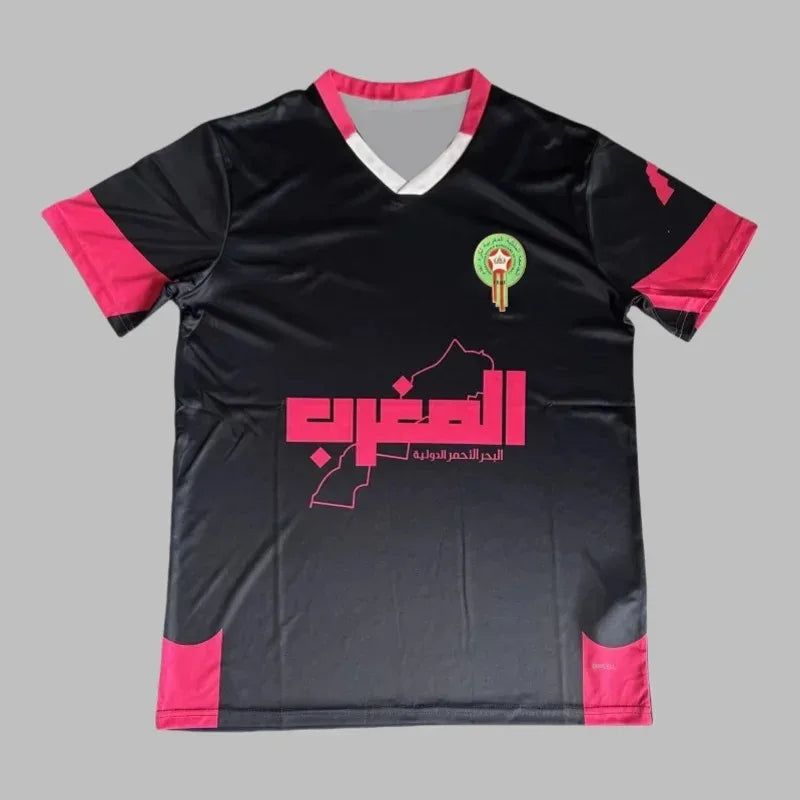 Morocco Soccer Training Jersey Men Women Clothing Special Player Version Breathable Quick Dry Elastic Sports Casual Moto T Shirt