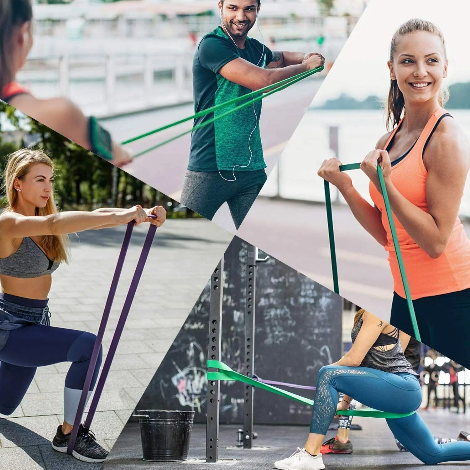 1pcs Strong Resistance Bands Exercise Heavy Duty Loop Sport Expander Stretch Fitness Rubber Pull Up Assist Pilates Gym Workout