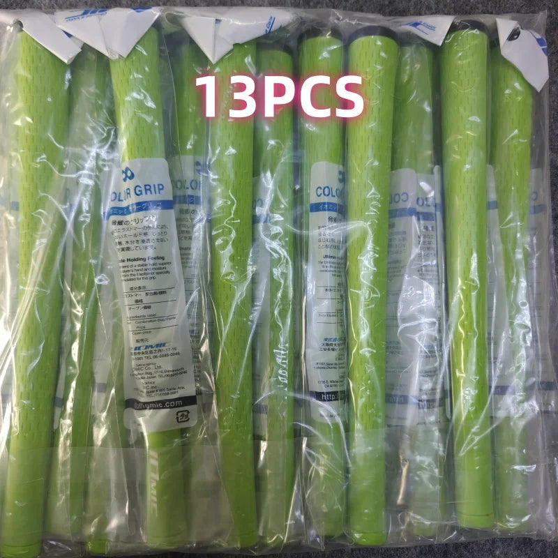 6/13pcs Golf Grips, 5 Vibrant Colors , Soft Touch Anti-Slip Design, Durable for Iron/Wood Clubs