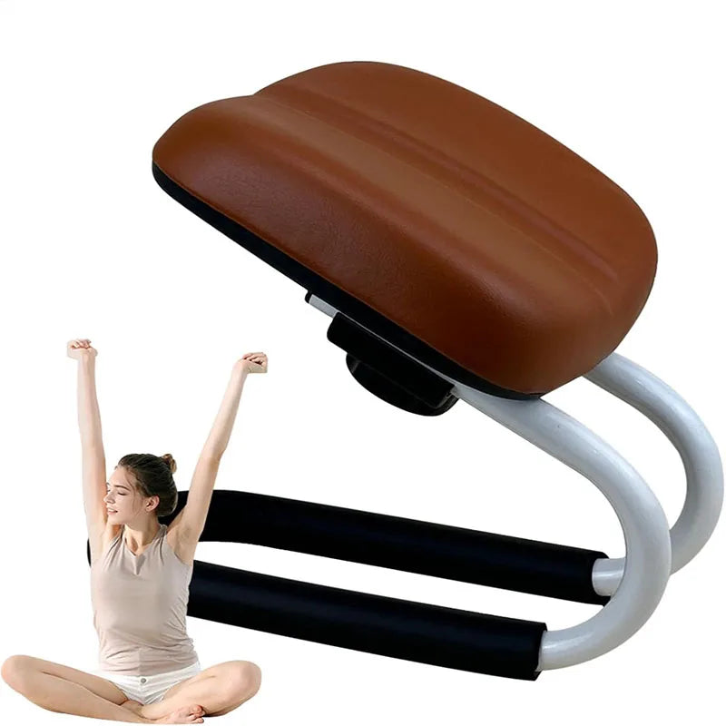 Meditation Seat Yoga Stool Kneelers for Praying with Sponge Cushion Non-Slip Leg Sleeve Bench Seat Meditation Accessories