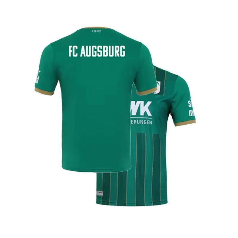 Soccer Match Training Jersey Men Women Clothes Augsburg Home Jersey Breathabe Quick-Drying Oversized Sports Casual Daily Tops