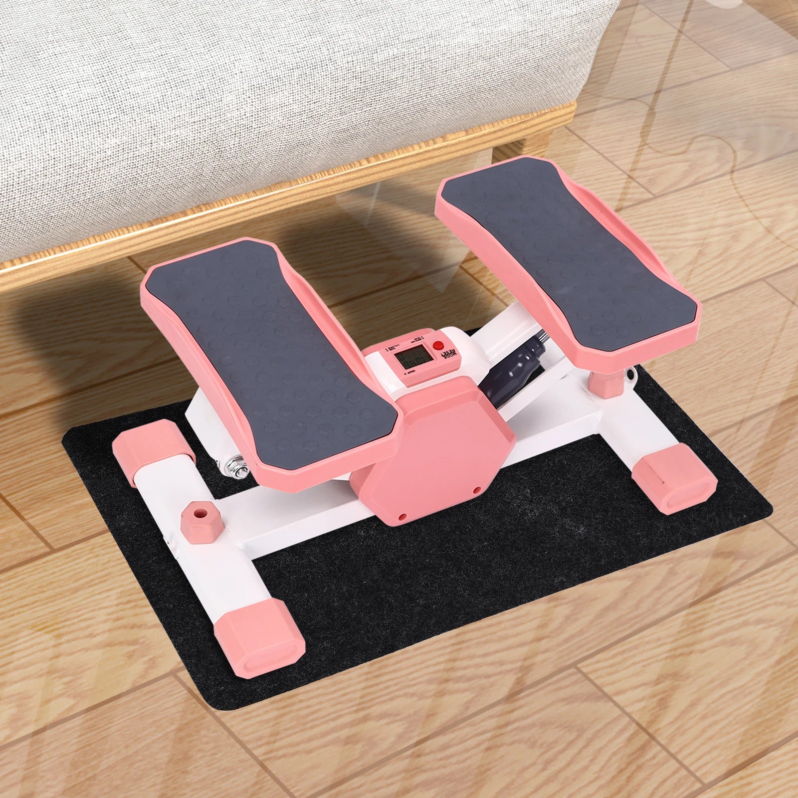 Compact Step Fitness Machine with LCD Display