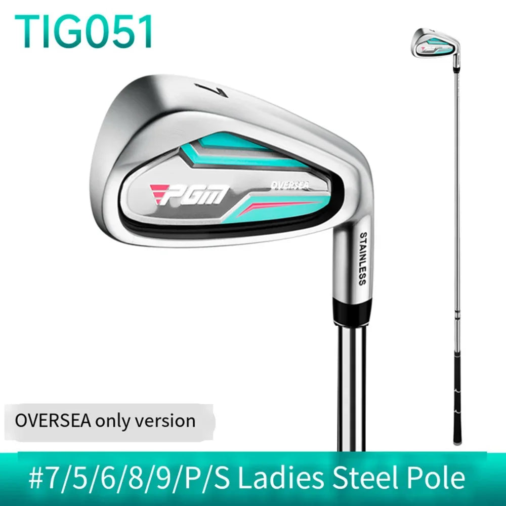 PGM Golf Clubs,#5/6/7/8/9/P/S IRON Right Handed Practice Pole, Men Women Carbon Shaft Stainless Steel Head Golf Clubs TIG051