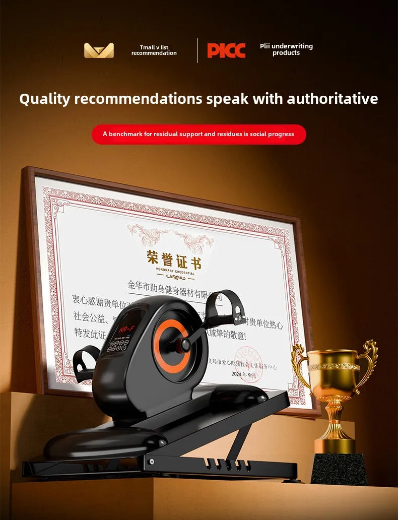 Electric bicycle household sports rehabilitation training equipment liftable gym machine exercise bike running machine home