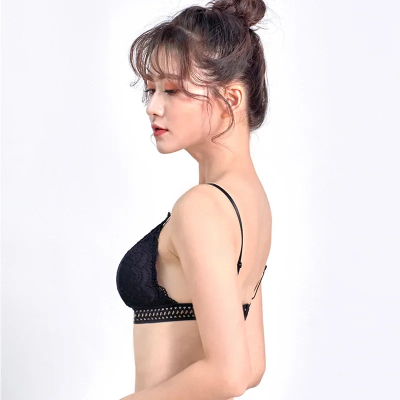 Women Bras Comfort Sport Bralette Underwear Sexy Seamless Lingerie Lace Backless Push Up Bra Corsets Top with Cups Ropa Mujer