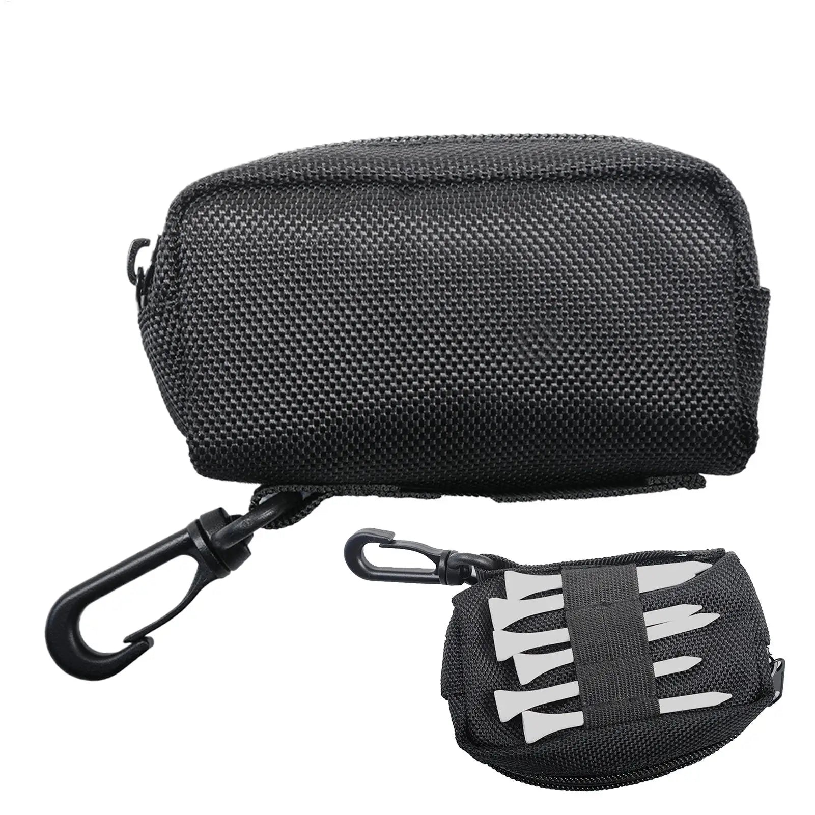 2025 Golf Ball Bag With Clip Golf Tee Holder Pouch Golf Ball Pocket Fanny Pack Lightweight Golf Ball Case Golf Accessories