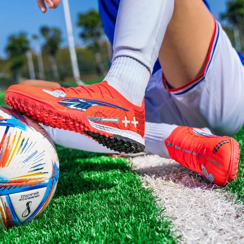 Soccer Shoes For Men Indoor Professional Football Shoes Society Cleats Fast Football Field Boots TF/AG Sneaker Original Training