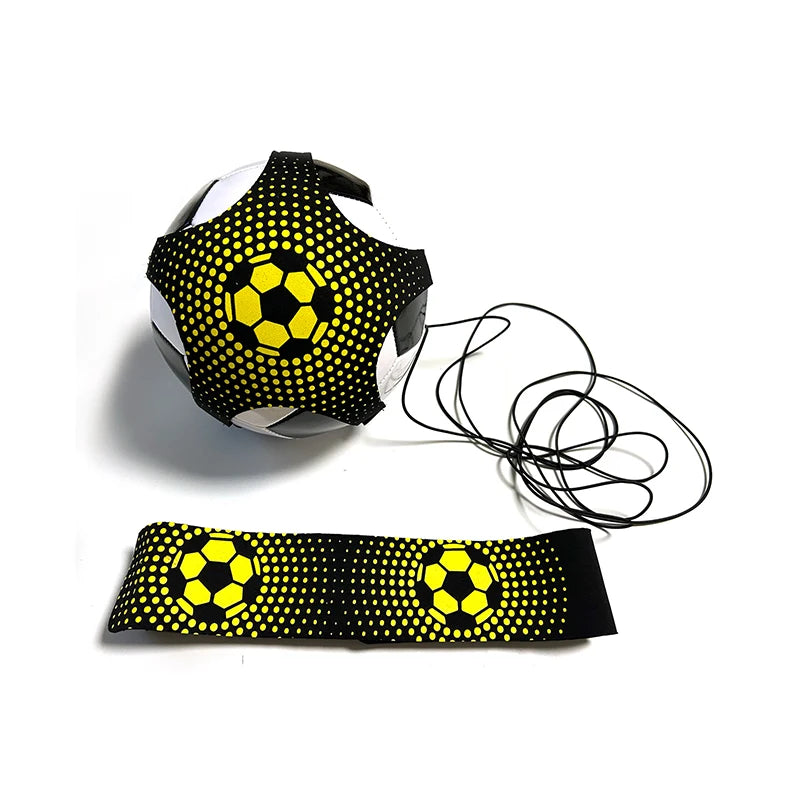 Football Training Equipment Solo Soccer Trainer Practice Adjustable Soccer Balls Control Training Equipment Elastic Belt