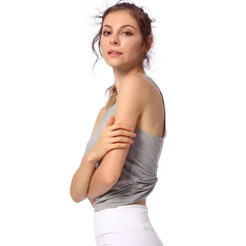 Yoga Tops Women Sports Sleeveless Round Neck Tank Top Summer Outdoor Yoga Clothing