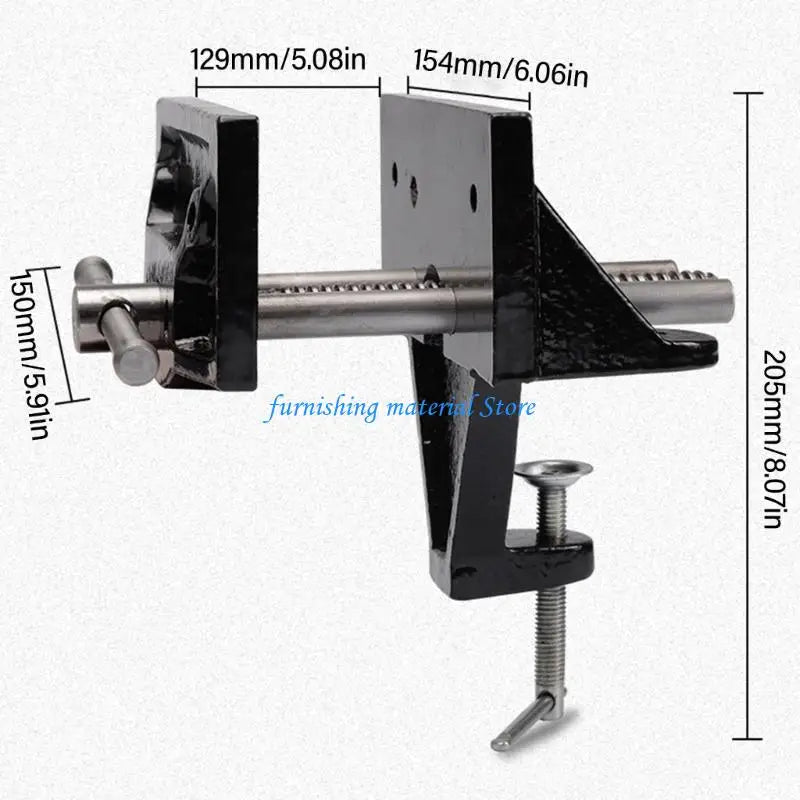 Y5GD Multipurpose Benches Vises Table For Workbench Clamping Vises Heavy Duty Jaw Swiveling Base for Woodworking Metal