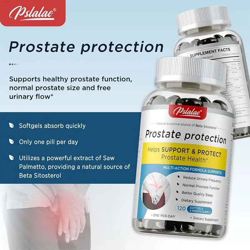 Prostate Complete Supplement - Supports Prostate & Urinary Tract Health, Relieves Frequent Urination, Strengthens Immune SystemS