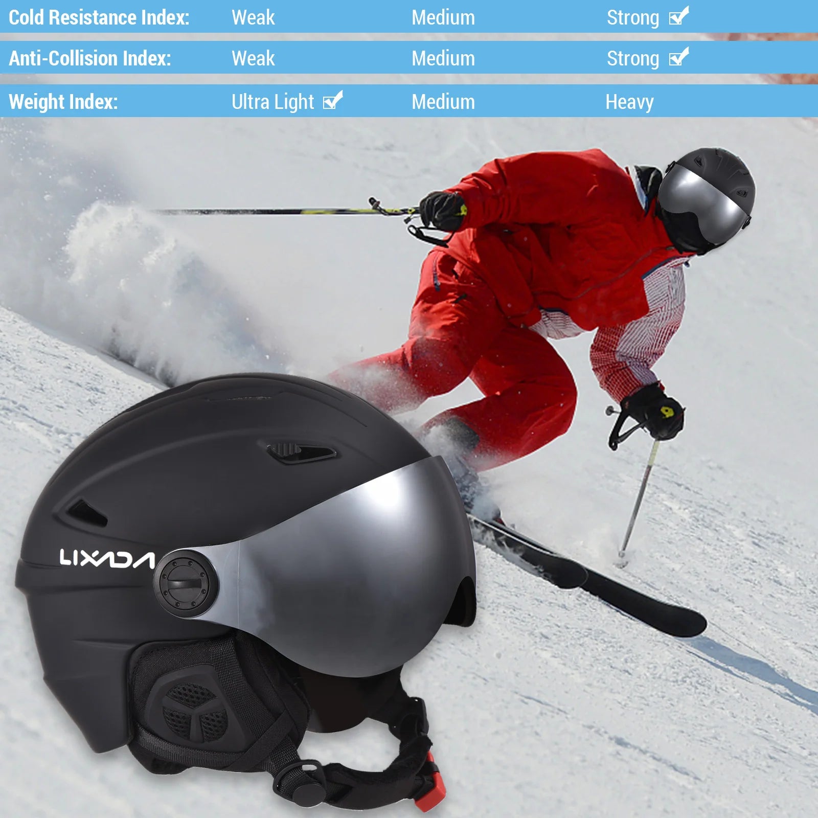 Ski Helmet Snowboarding Protective Gear Winter Sports Safety Equipment Snow Sports Head Protection