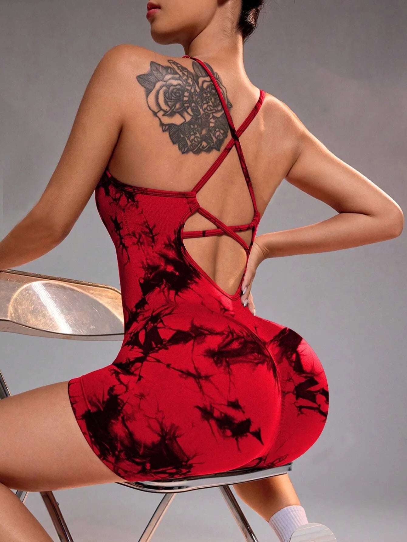 2025 Yoga Sets Gym Jumpsuits Women Sports Overalls Lycra Active Wear Fitness Clothing Workout Clothes for Women Short Outfits