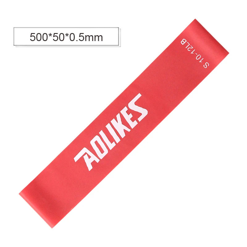 AOLIKES 1PCS Fitness Elastic Resistance Bands Home training yoga sport resistance bands Stretching Pilates Crossfit Workout Gym