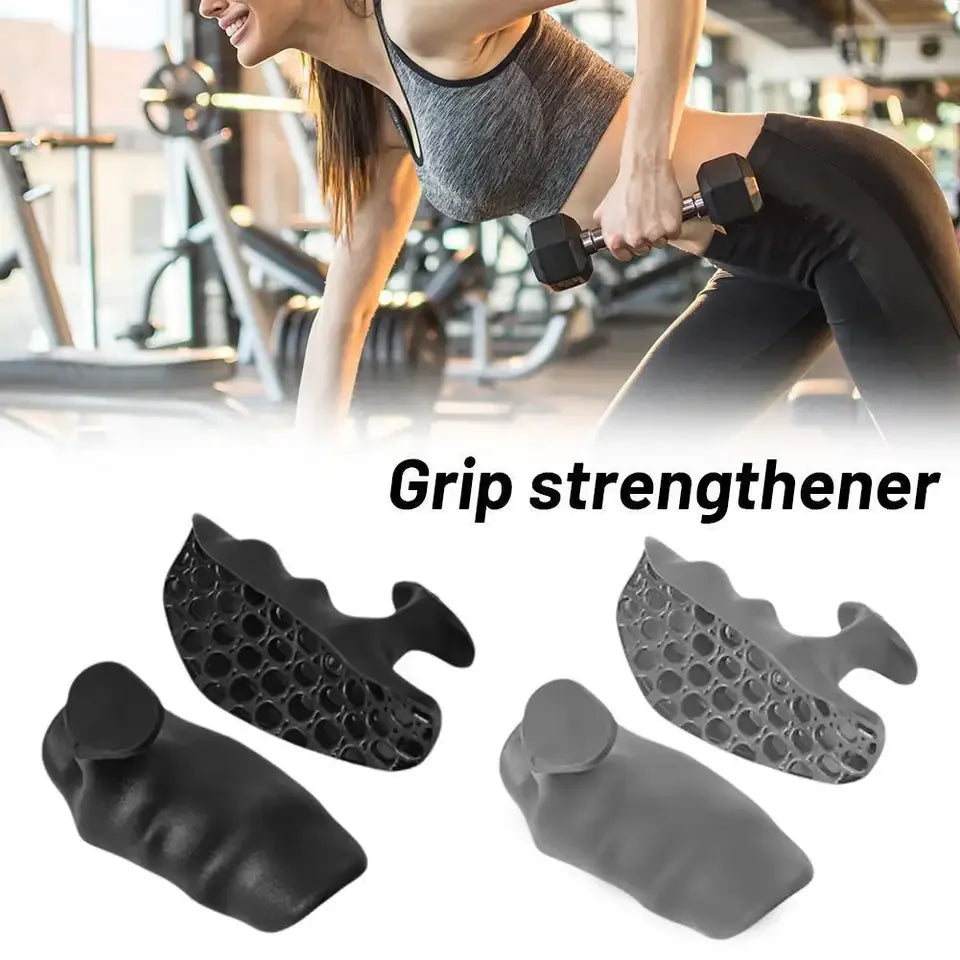 2Pcs Grip Strengthener Fingerless Weight Lifting Gloves for Bodybuilding Cross Training & Fitness Home Gym Honeycomb Hand Grips