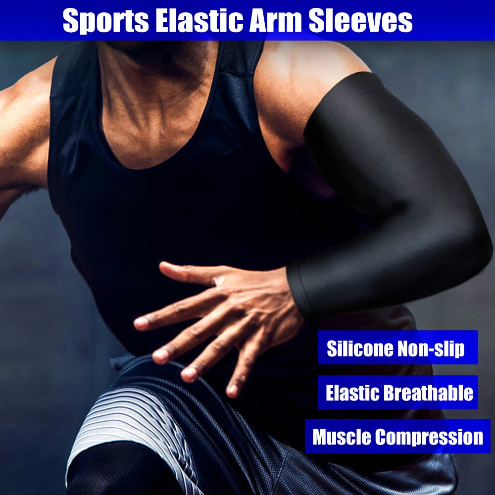 1Pcs Unisex Arm Sleeves UV Protection Golf Sun Protection Arm Cooling Sleeve,Sports Cooler Anti-slip Skin Protection for Cycling