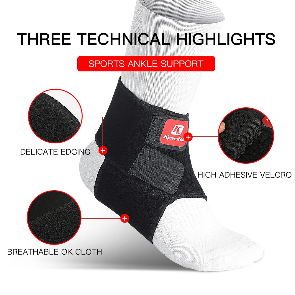 1Pair Sport Ankle Stabilizer Brace Compression Ankle Support Tendon Pain Relief Strap Foot Sprain Injury Wraps Run Basketball