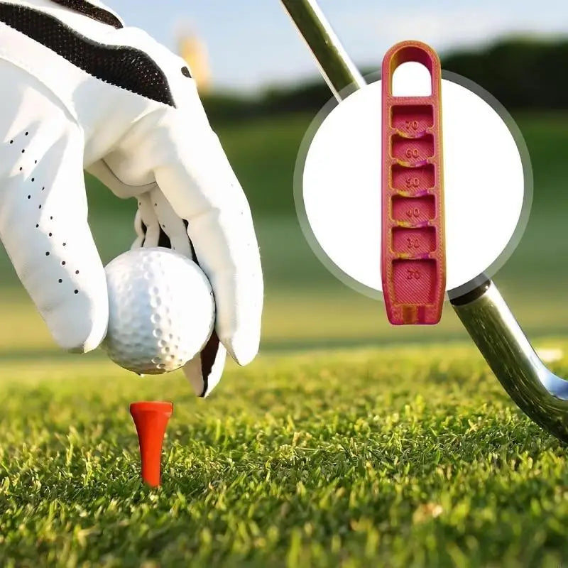 Golf Tees Height Adjuster with Divot Repair Tool Precise Height Adjustment