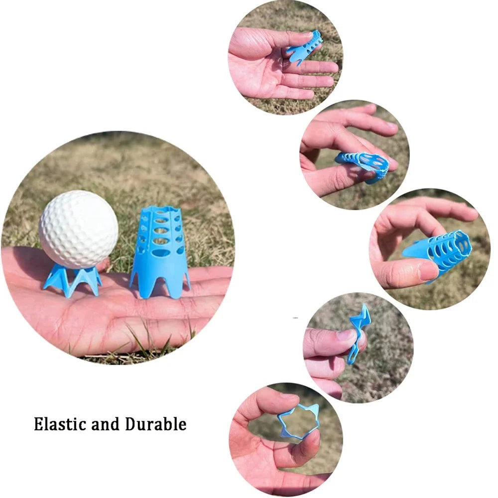 Plastic Golf Tees,20Pcs Golf Simulator Tees for Outdoor Indoor Golf Tees Simulator Practice Training,Golf Mat Tees for Turf
